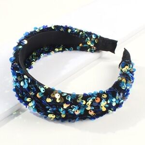 Sequin fashion multi color fashion statement headband